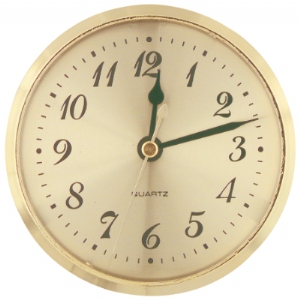Arabic Gold - Clock Face for Plaques and Projects