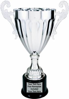 14 1/2" Silver Metal Cup Trophy