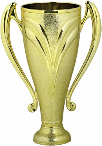 Gold 8 1/2" Plastic Victory Trophy Cup