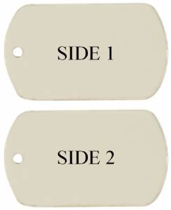 Custom Double Sided Dog Tag