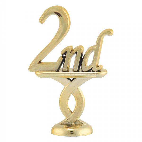 2 1/2" 2nd Place Pedestal Trim Gold