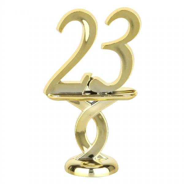 2 1/2" Gold "23" Year Date Trophy Trim