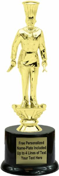 9" Chef Trophy Kit with Pedestal Base