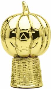 Gold 3 1/2" Pumpkin Trophy Figure