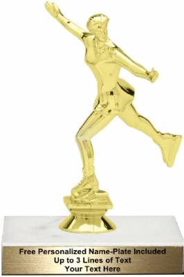 6 1/4" Female Ice Figure Skater Trophy Kit