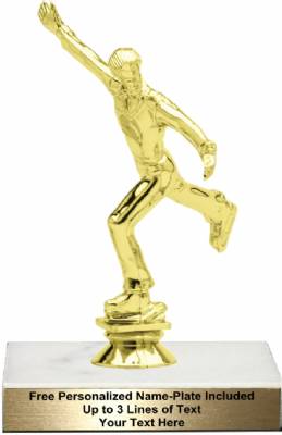 6 1/4" Male Ice Figure Skater Trophy Kit