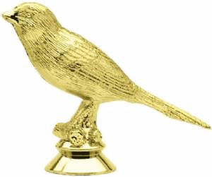 3 1/2" Canary Gold Trophy Figure