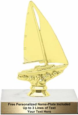 6 3/4" Sailboat Trophy Kit