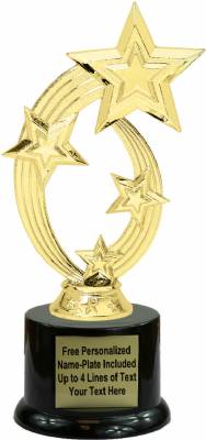 8" Shooting Star Trophy Kit with Pedestal Base