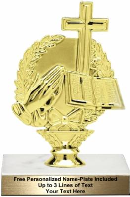 6 1/4" Wreath Religious Trophy Kit