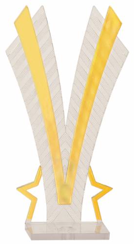 Gold Flare Series Trophy Figure Frame 6 7/8"