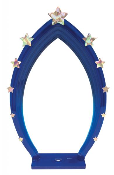 Superstar Blue / Gold Trophy Figure Frame
