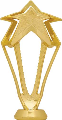 8" 3-D Rising Star Gold Trophy Figure