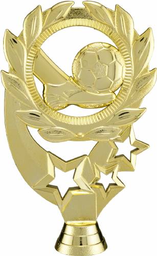 5 1/2" Soccer Sport Wreath Gold Trophy Figure