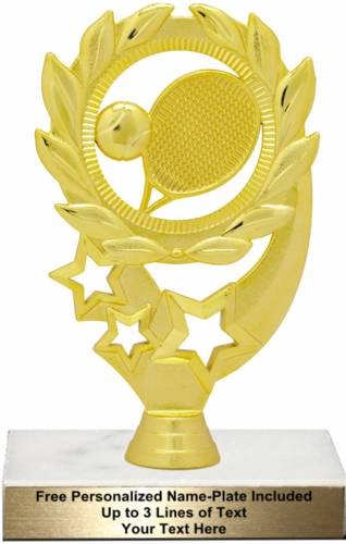 6 1/4" Tennis Sport Wreath Trophy Kit