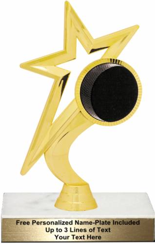 7 1/4" Gold Star Hockey Trophy Kit