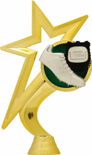 6 1/2" Gold Star Track Trophy Figure