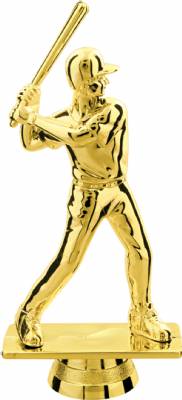 5 1/4" Male Baseball Gold Trophy Figure