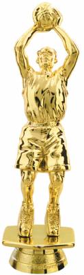Gold 5 3/4" Male Basketball Trophy Figure