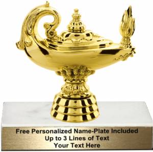 4" Lamp of Knowledge Trophy Kit