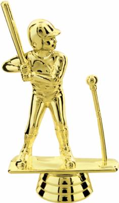 5" Male T-Ball Gold Trophy Figure