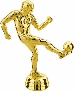 5" Male Soccer Gold Trophy Figure