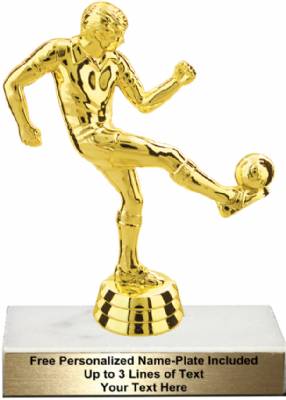 5 3/4" Male Soccer Trophy Kit