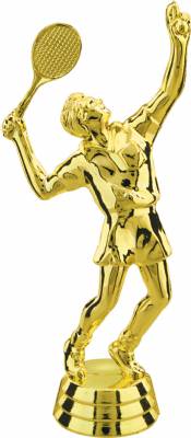 5 1/2" Male Tennis Gold Trophy Figure