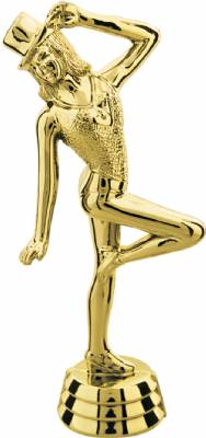 Gold 5 1/2" Dancer Trophy Figure