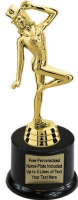 7 1/2" Dancer Trophy Kit with Pedestal Base