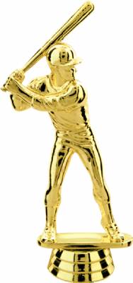 5 3/4" Male Baseball Gold Trophy Figure