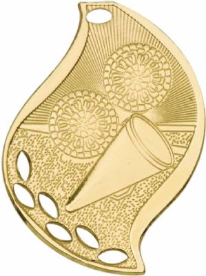 2 1/4" Cheer Flame Series Medal #2