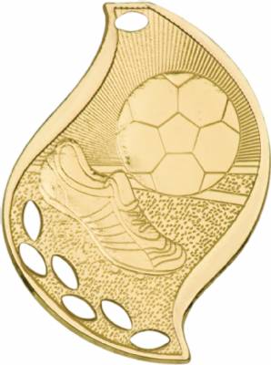 2 1/4" Soccer Flame Series Medal #2