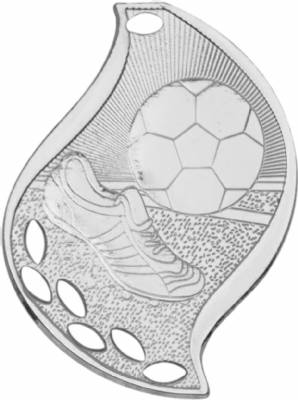 2 1/4" Soccer Flame Series Medal #3