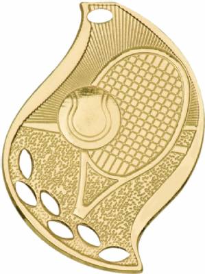 2 1/4" Tennis Flame Series Medal #2