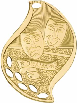 2 1/4" Drama Flame Series Medal #2