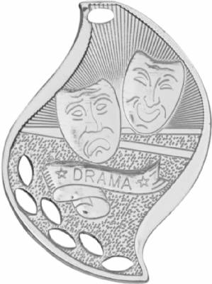 2 1/4" Drama Flame Series Medal #3