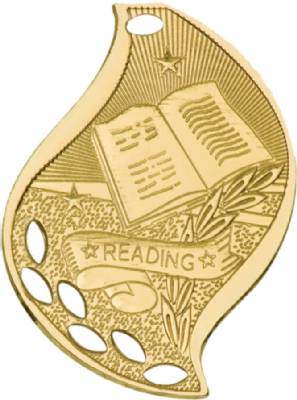 2 1/4" Reading Flame Series Medal #2