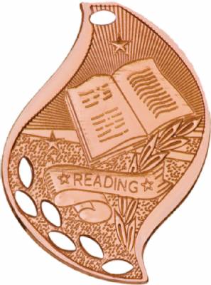 2 1/4" Reading Flame Series Medal #4