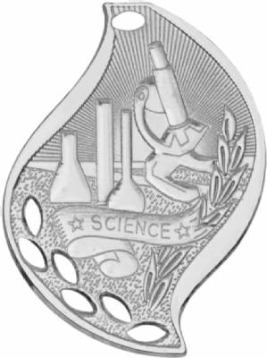 2 1/4" Science Flame Series Medal #3
