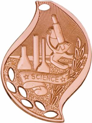 2 1/4" Science Flame Series Medal #4
