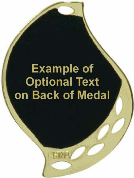 2 1/4" Sportsmanship Flame Series Medal #6