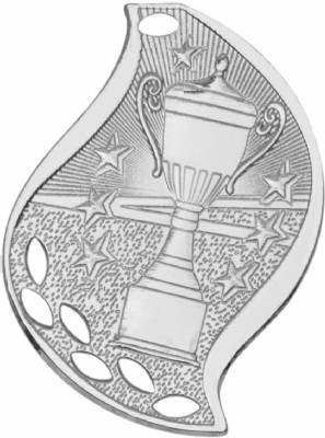 2 1/4" Victory Cup Flame Series Medal #3