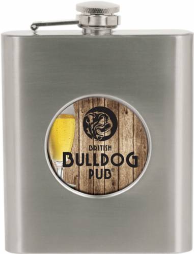 6 oz. Stainless Steel 2" Insert Holder Flask #2