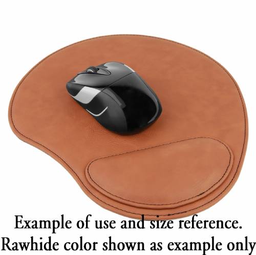 Dark Brown Leatherette Mouse Pad #4