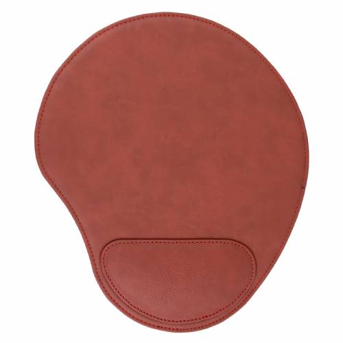 Rose Leatherette Mouse Pad