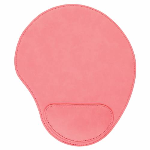 Pink Leatherette Mouse Pad