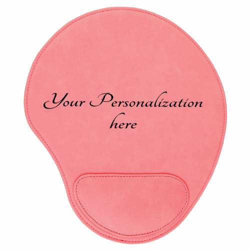 Pink Leatherette Mouse Pad #2