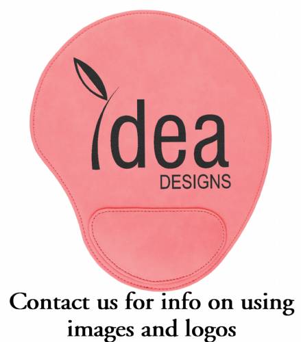 Pink Leatherette Mouse Pad #3