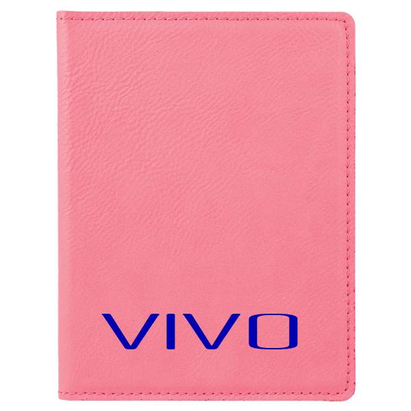 Pink Leatherette Passport Holder #2